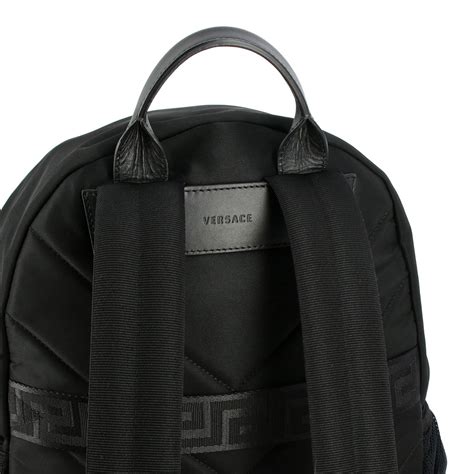 versace backbag|versace backpacks for men.